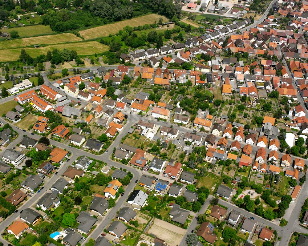 Luftbild Graben - Ortsansicht in Graben im Bundesland Baden-Württemberg, Deutschland