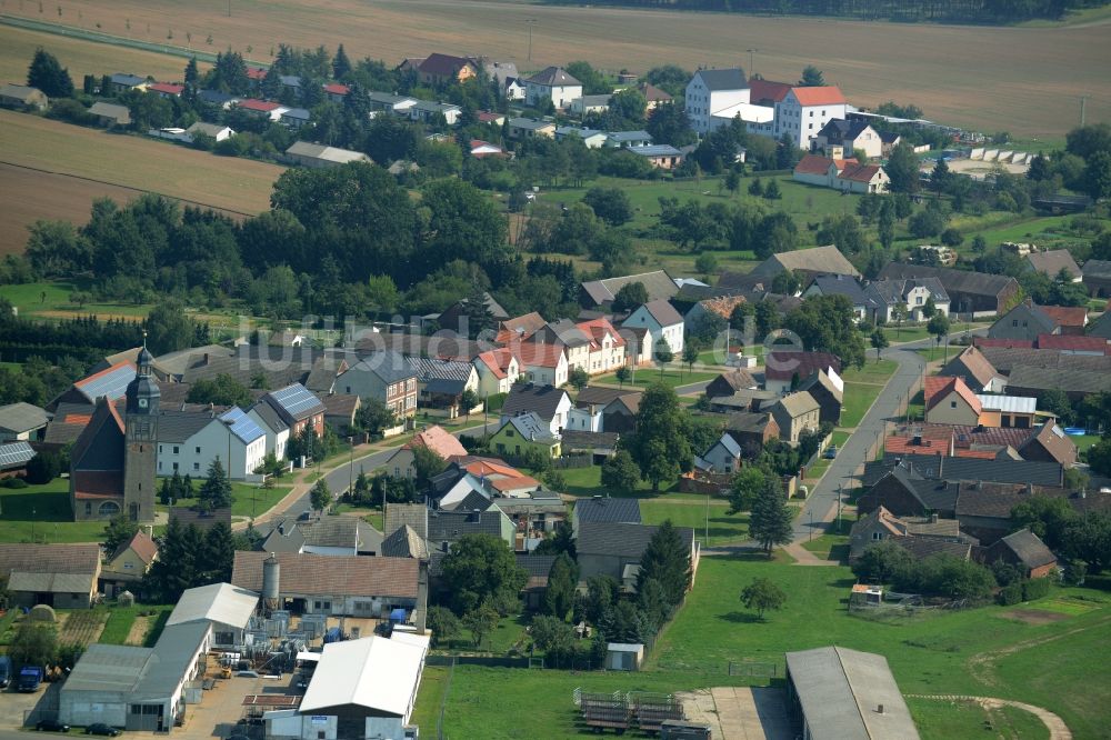 Grabo aus der Vogelperspektive: Ortsansicht von Grabo im Bundesland Sachsen-Anhalt