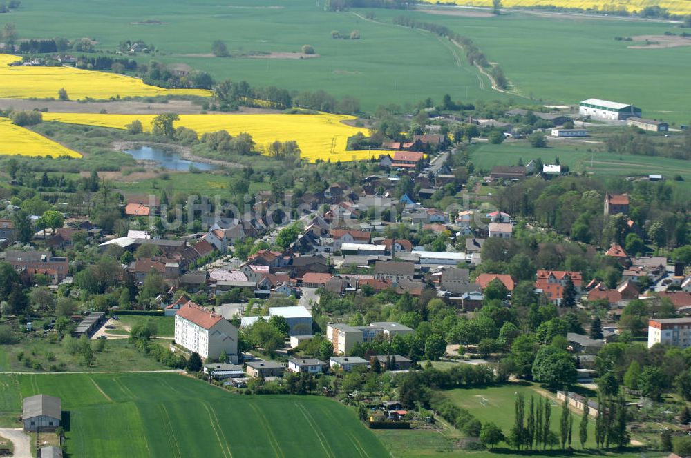 Luftaufnahme Gramzow - Ortsansicht von Gramzow