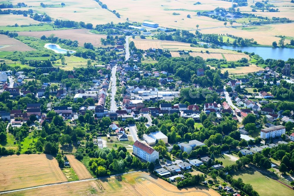 Luftbild Gramzow - Ortsansicht in Gramzow im Bundesland Brandenburg, Deutschland