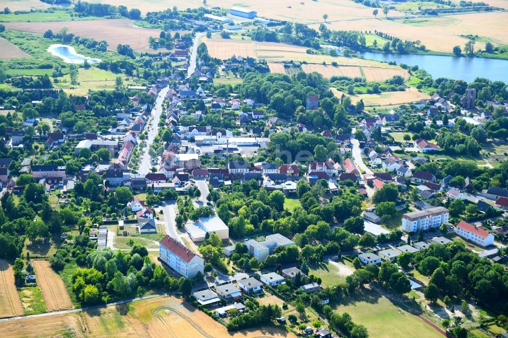 Luftaufnahme Gramzow - Ortsansicht in Gramzow im Bundesland Brandenburg, Deutschland