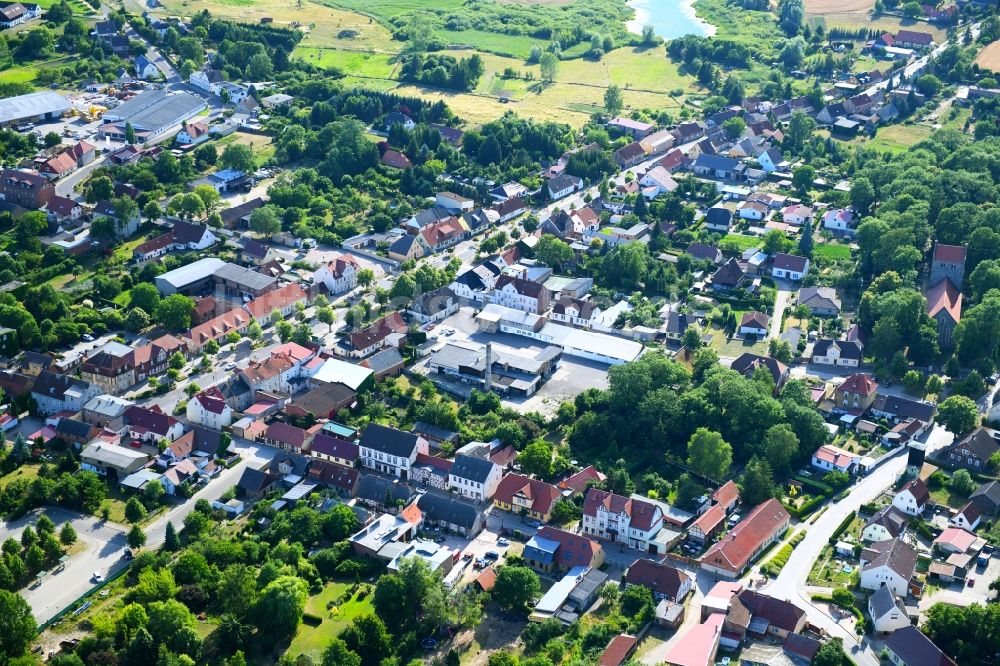 Gramzow aus der Vogelperspektive: Ortsansicht in Gramzow im Bundesland Brandenburg, Deutschland