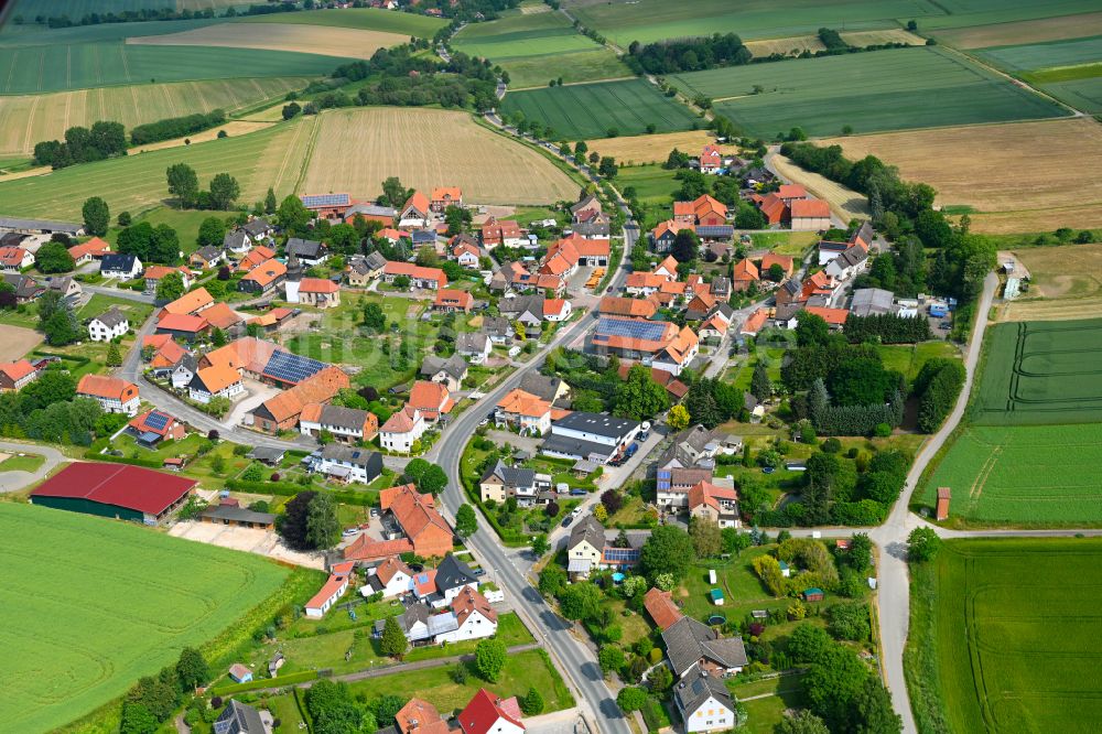 Graste von oben - Ortsansicht in Graste im Bundesland Niedersachsen, Deutschland