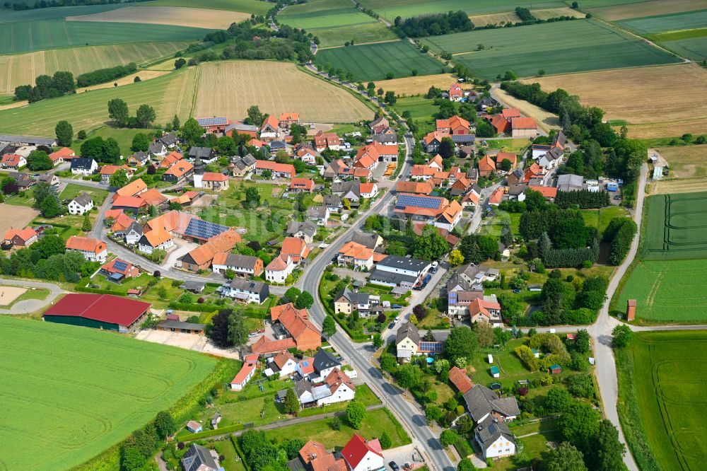 Luftaufnahme Graste - Ortsansicht in Graste im Bundesland Niedersachsen, Deutschland