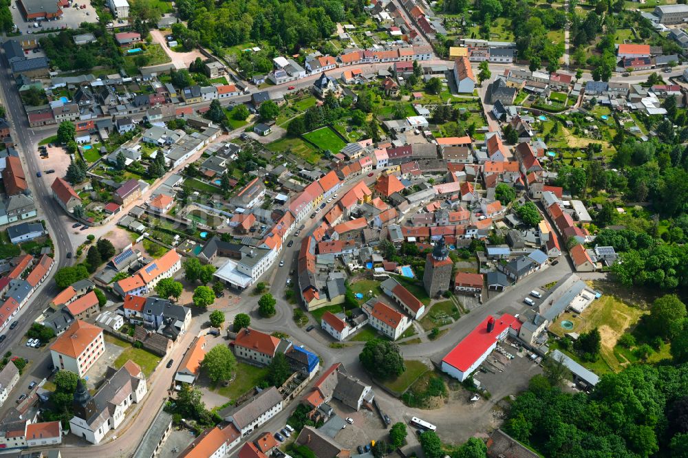 Luftbild Gröbzig - Ortsansicht in Gröbzig im Bundesland Sachsen-Anhalt, Deutschland