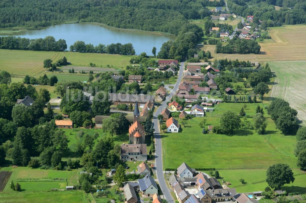 Luftbild Groß-Mehßow - Ortsansicht von Groß-Mehßow im Bundesland Brandenburg