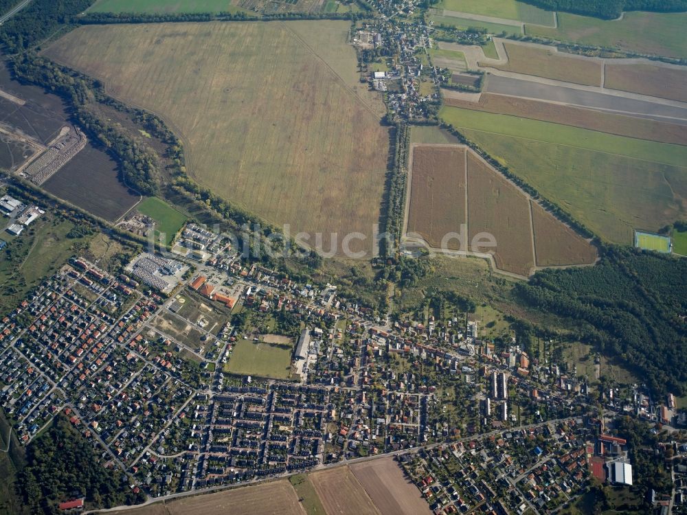 Luftaufnahme Großbeeren - Ortsansicht von Großbeeren im Bundesland Brandenburg