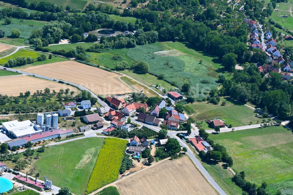 Luftbild Großbottwar - Ortsansicht in Großbottwar im Bundesland Baden-Württemberg, Deutschland