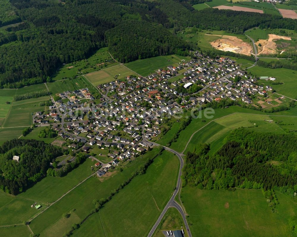 Luftaufnahme Guckheim - Ortsansicht von Guckheim im Bundesland Rheinland-Pfalz