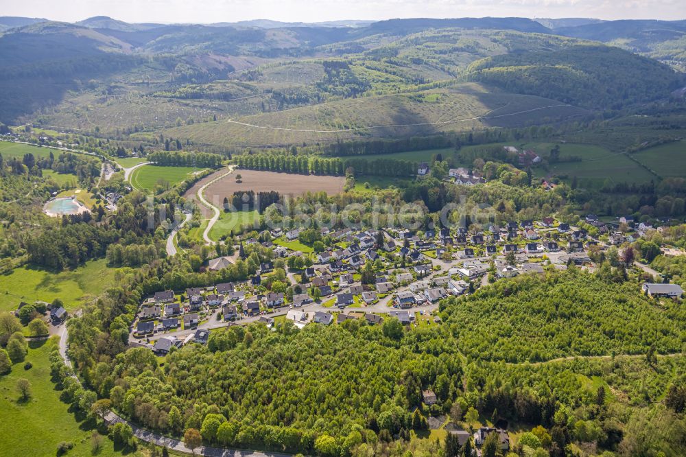 Gudenhagen von oben - Ortsansicht in Gudenhagen im Bundesland Nordrhein-Westfalen, Deutschland