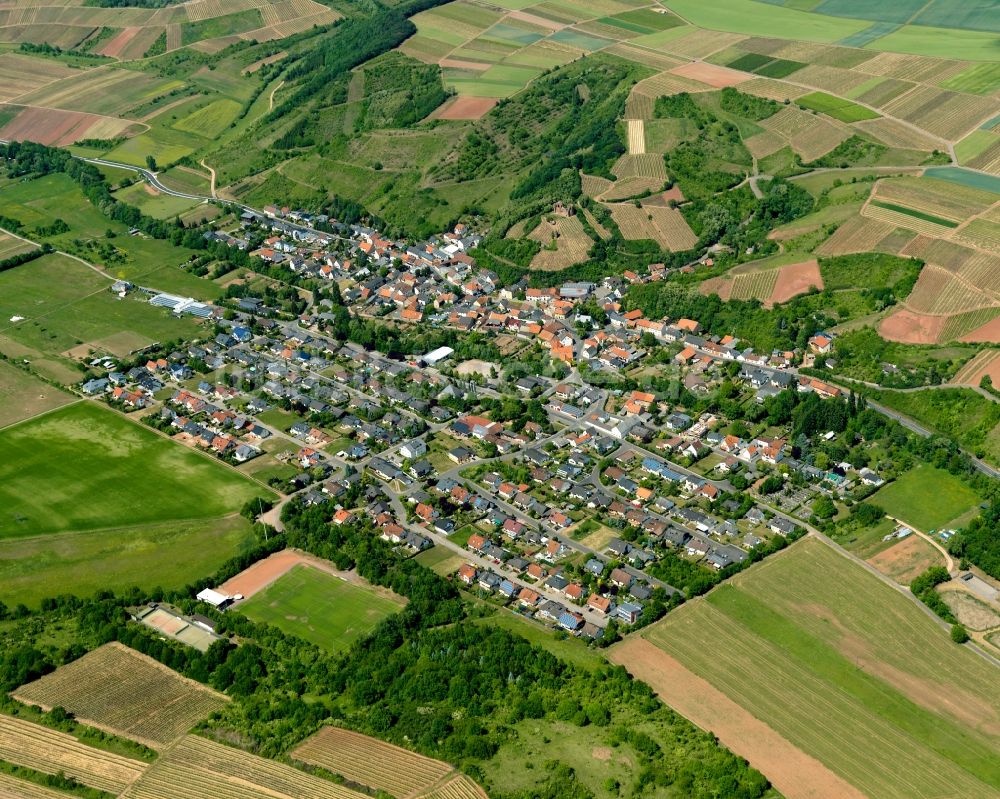 Luftaufnahme Gutenberg - Ortsansicht von Gutenberg im Bundesland Rheinland-Pfalz