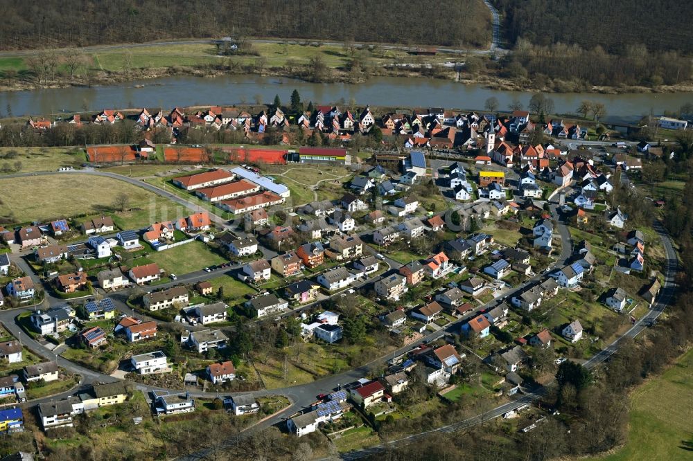 Luftbild Hafenlohr - Ortsansicht in Hafenlohr im Bundesland Bayern, Deutschland