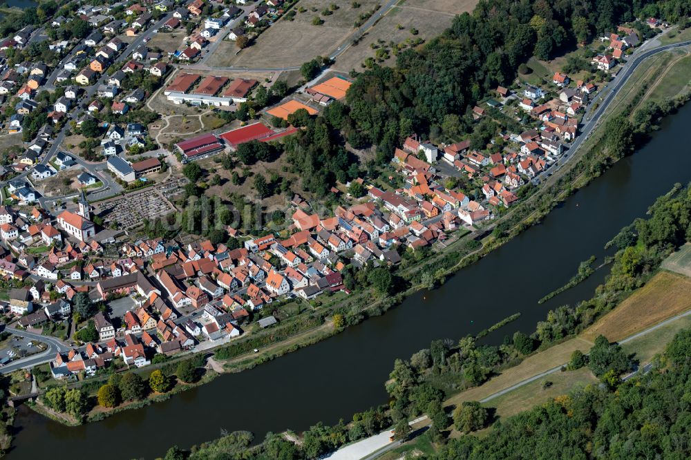 Luftaufnahme Hafenlohr - Ortsansicht in Hafenlohr im Bundesland Bayern, Deutschland