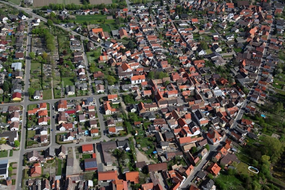 Luftbild Hamm - Ortsansicht von Hamm in der Verbandsgemeinde Eich im Bundesland Rheinland-Pfalz