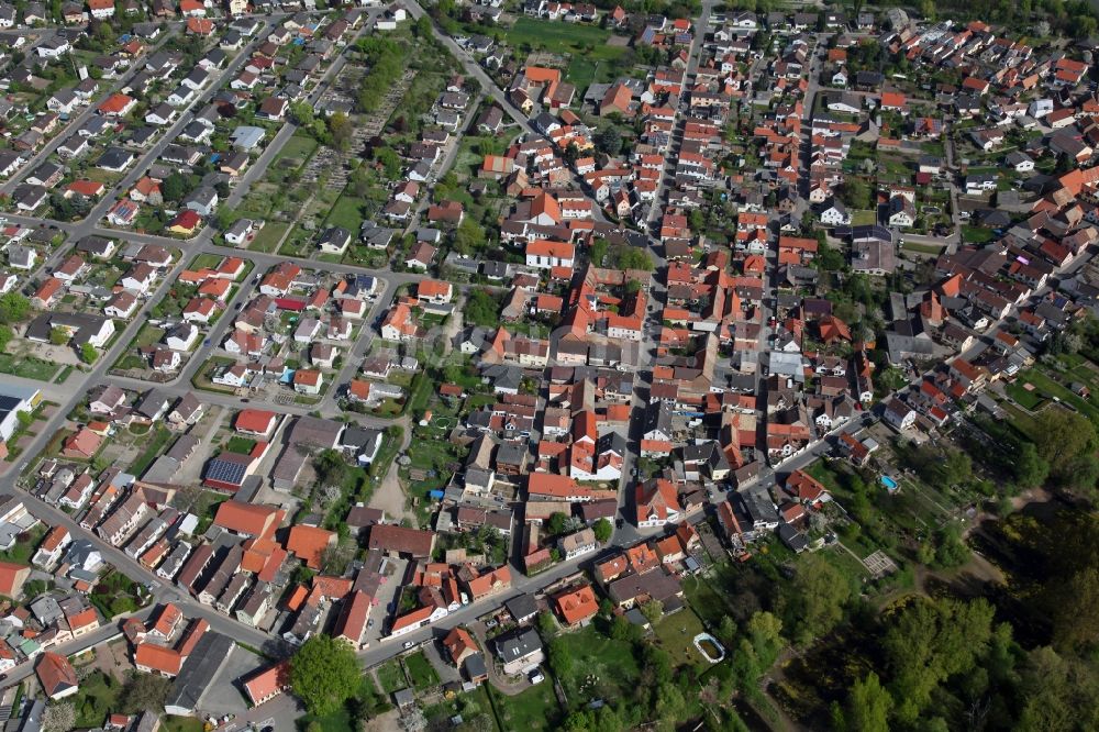 Luftaufnahme Hamm - Ortsansicht von Hamm in der Verbandsgemeinde Eich im Bundesland Rheinland-Pfalz