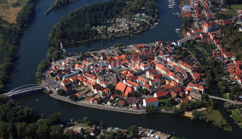 Luftbild Hansestadt Havelberg - Ortsansicht in Hansestadt Havelberg im Bundesland Sachsen-Anhalt