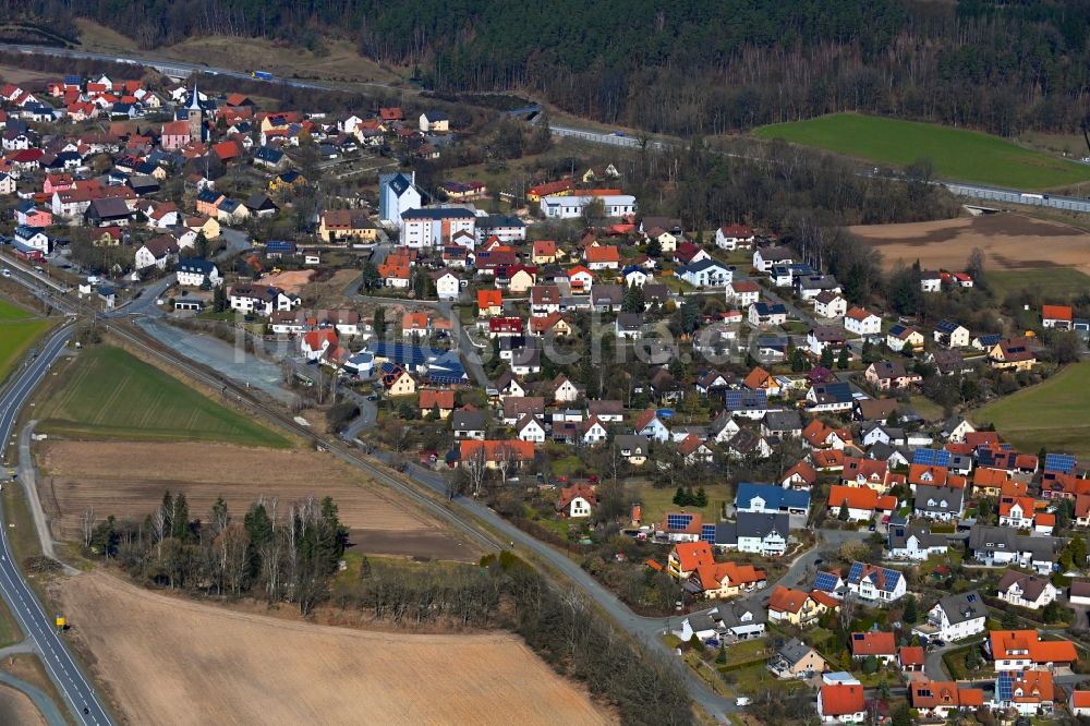 Harsdorf von oben - Ortsansicht in Harsdorf im Bundesland Bayern, Deutschland