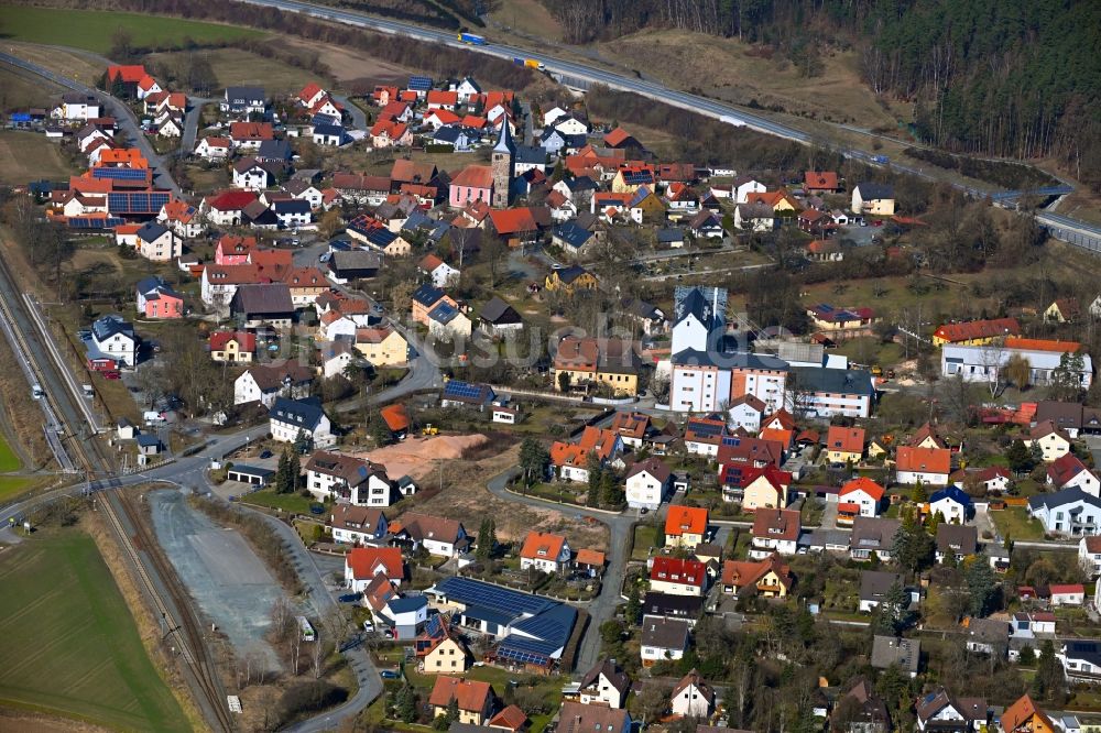 Luftbild Harsdorf - Ortsansicht in Harsdorf im Bundesland Bayern, Deutschland