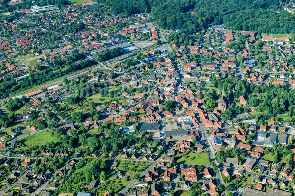 Luftbild Harsefeld - Ortsansicht in Harsefeld im Bundesland Niedersachsen, Deutschland