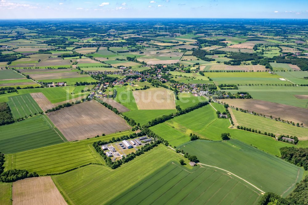 Luftaufnahme Harsefeld - Ortsansicht in Harsefeld im Bundesland Niedersachsen, Deutschland