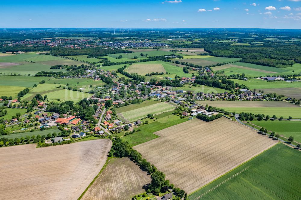 Luftaufnahme Harsefeld - Ortsansicht in Harsefeld im Bundesland Niedersachsen, Deutschland