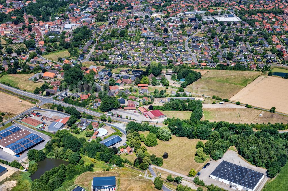 Luftbild Harsefeld - Ortsansicht in Harsefeld im Bundesland Niedersachsen, Deutschland