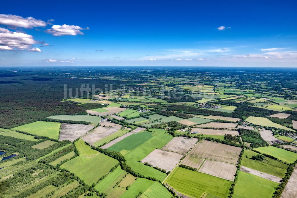 Hartenholm aus der Vogelperspektive: Ortsansicht in Hartenholm im Bundesland Schleswig-Holstein, Deutschland