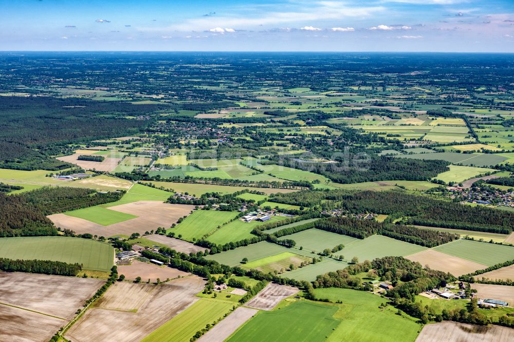 Hartenholm von oben - Ortsansicht in Hartenholm im Bundesland Schleswig-Holstein, Deutschland