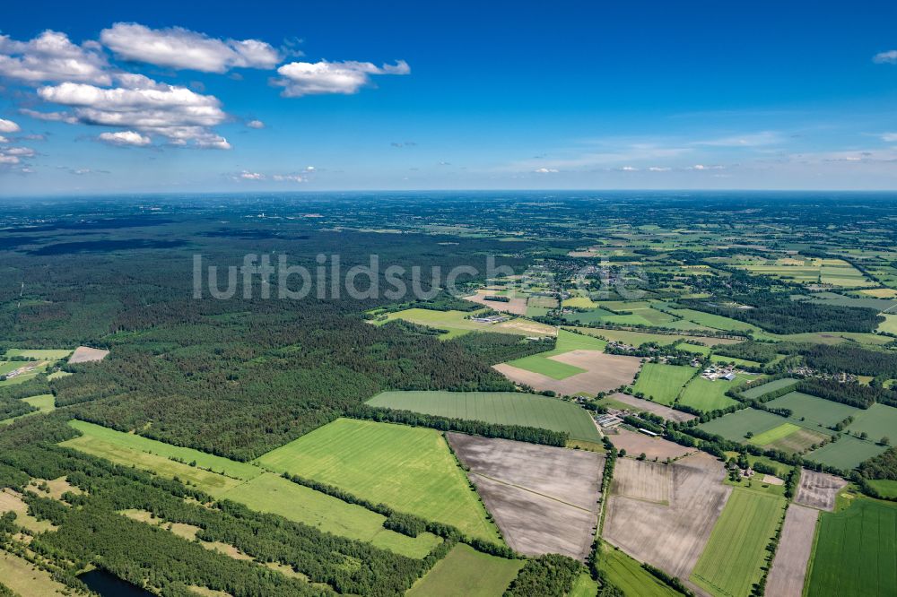 Hartenholm aus der Vogelperspektive: Ortsansicht in Hartenholm im Bundesland Schleswig-Holstein, Deutschland