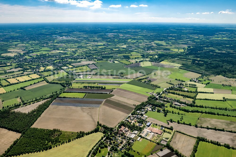 Luftaufnahme Hartenholm - Ortsansicht in Hartenholm im Bundesland Schleswig-Holstein, Deutschland