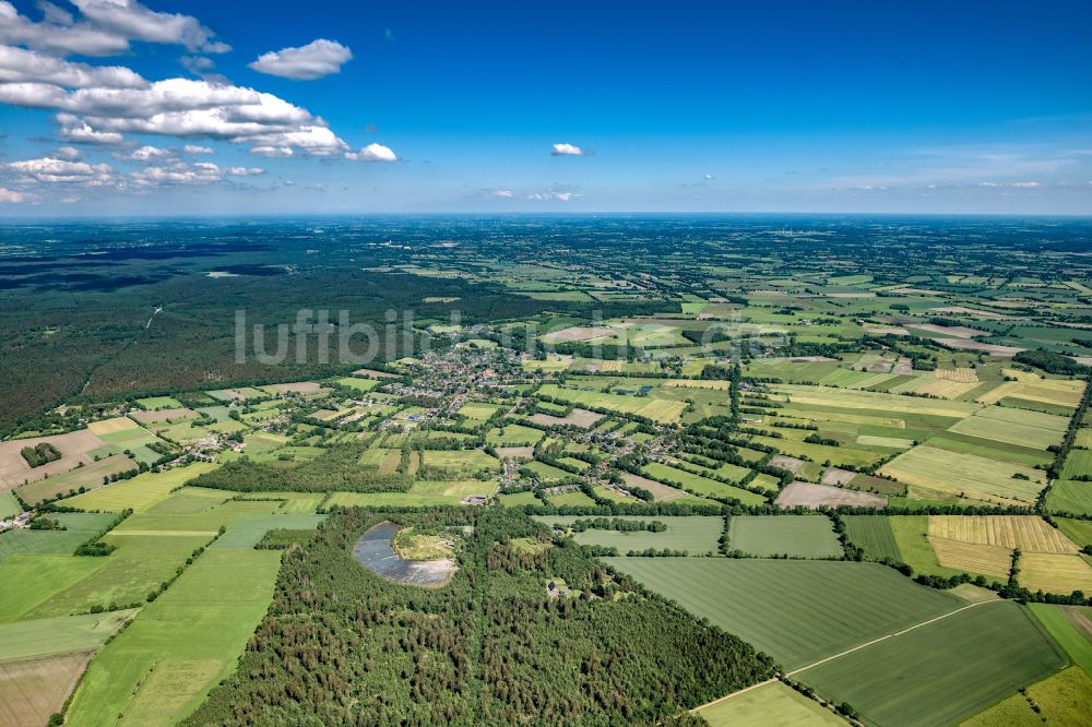 Hartenholm von oben - Ortsansicht in Hartenholm im Bundesland Schleswig-Holstein, Deutschland