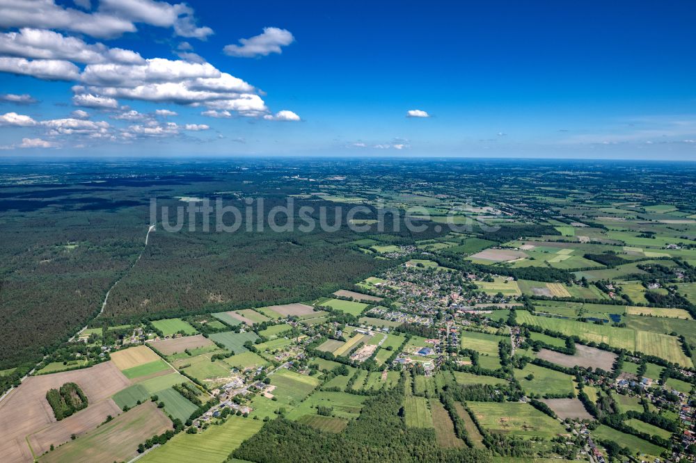 Hartenholm von oben - Ortsansicht in Hartenholm im Bundesland Schleswig-Holstein, Deutschland