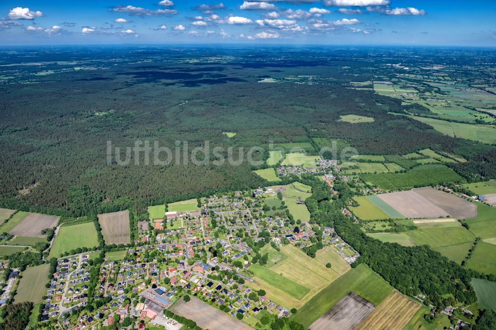 Luftbild Hartenholm - Ortsansicht in Hartenholm im Bundesland Schleswig-Holstein, Deutschland