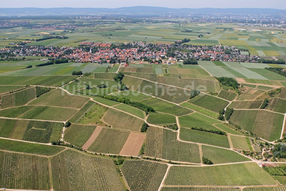 Harxheim von oben - Ortsansicht von Harxheim im Bundesland Rheinland-Pfalz