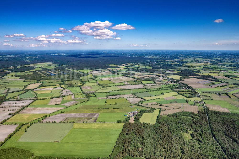 Hasenmoor aus der Vogelperspektive: Ortsansicht in Hasenmoor im Bundesland Schleswig-Holstein, Deutschland