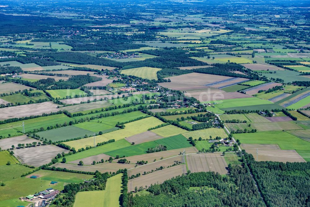 Luftbild Hasenmoor - Ortsansicht in Hasenmoor im Bundesland Schleswig-Holstein, Deutschland