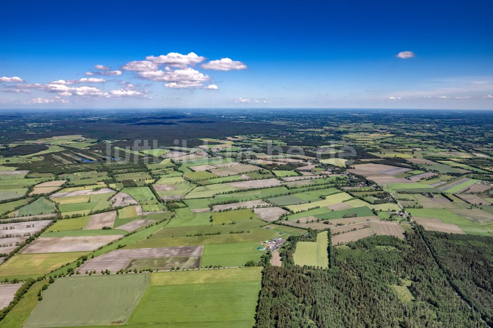 Luftaufnahme Hasenmoor - Ortsansicht in Hasenmoor im Bundesland Schleswig-Holstein, Deutschland