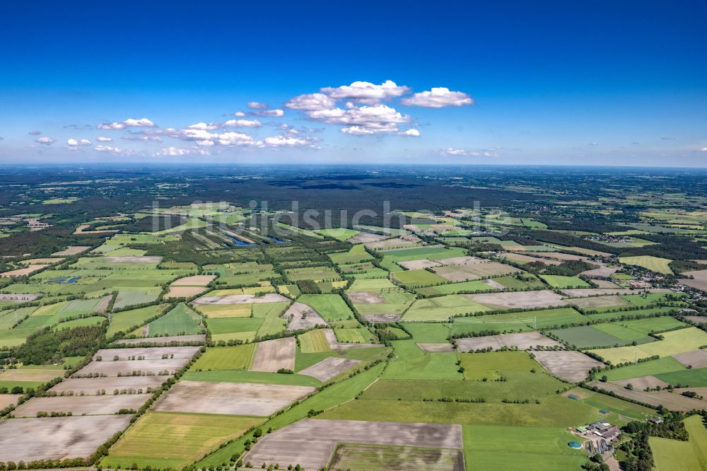 Hasenmoor von oben - Ortsansicht in Hasenmoor im Bundesland Schleswig-Holstein, Deutschland