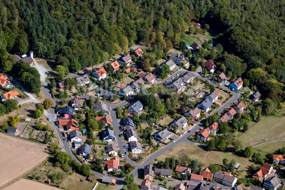 Luftaufnahme Hasselberg - Ortsansicht in Hasselberg im Bundesland Bayern, Deutschland