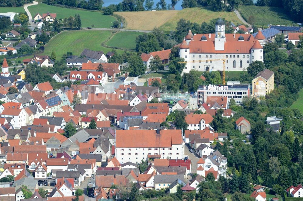 Luftaufnahme Höchstädt - Ortsansicht in Höchstädt im Bundesland Bayern