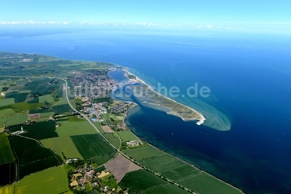 Luftaufnahme Heiligenhafen - Ortsansicht von Heiligenhafen im Bundesland Schleswig-Holstein