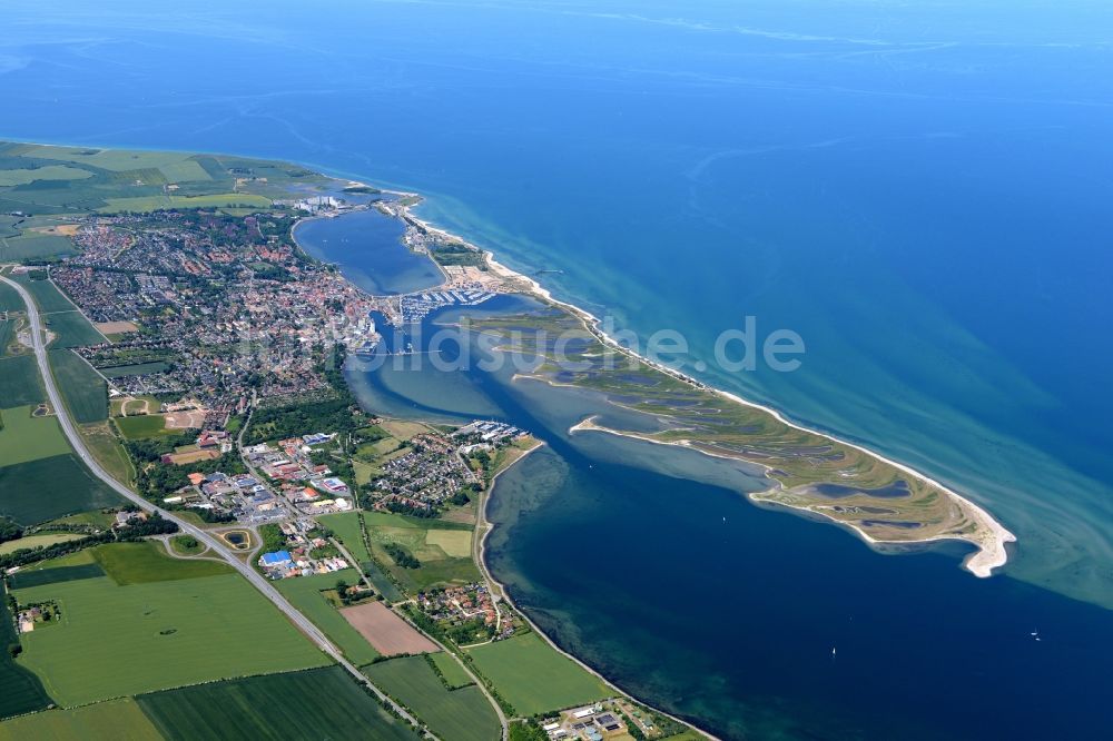 Heiligenhafen von oben - Ortsansicht von Heiligenhafen im Bundesland Schleswig-Holstein