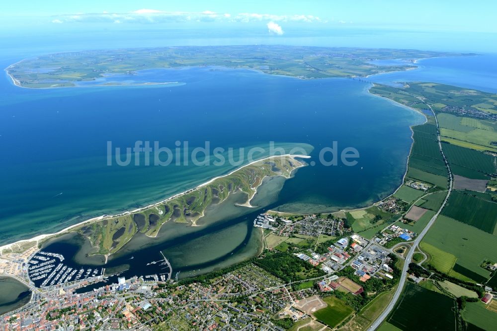 Luftaufnahme Heiligenhafen - Ortsansicht von Heiligenhafen im Bundesland Schleswig-Holstein