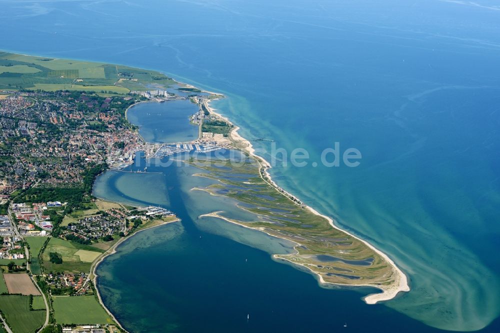 Luftaufnahme Heiligenhafen - Ortsansicht von Heiligenhafen im Bundesland Schleswig-Holstein