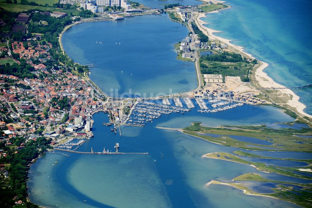 Heiligenhafen von oben - Ortsansicht von Heiligenhafen im Bundesland Schleswig-Holstein