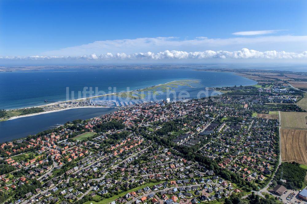 Luftaufnahme Heiligenhafen - Ortsansicht von Heiligenhafen im Bundesland Schleswig-Holstein