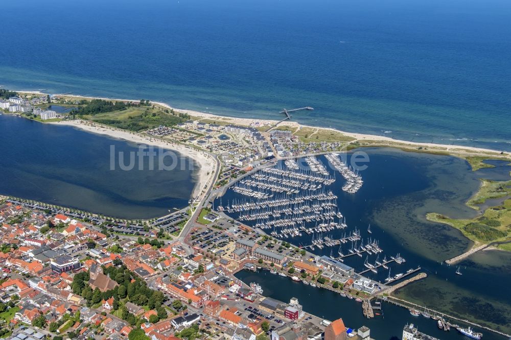 Heiligenhafen von oben - Ortsansicht von Heiligenhafen im Bundesland Schleswig-Holstein