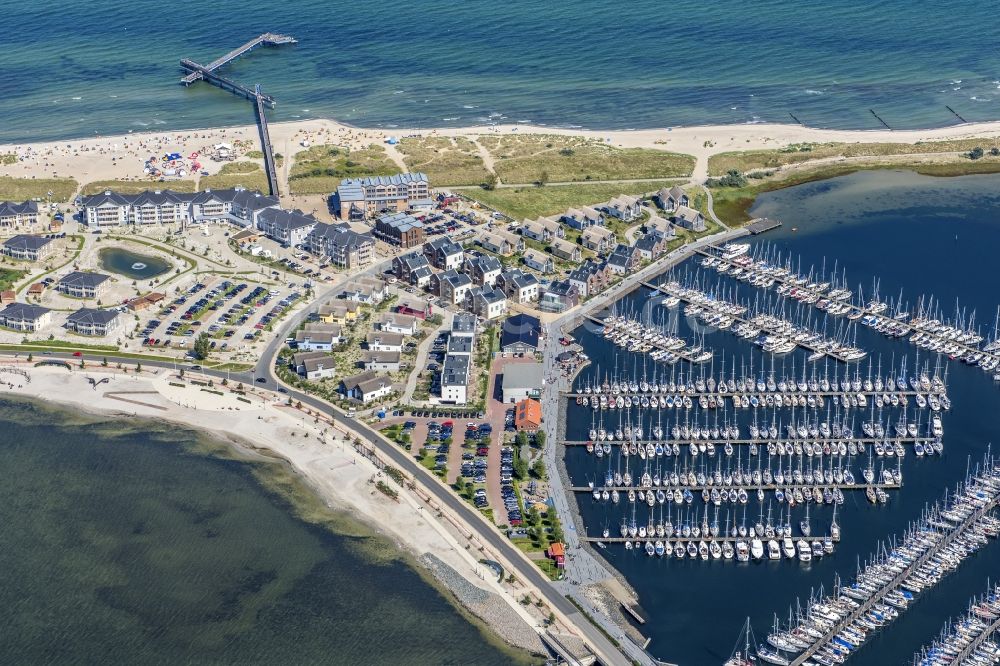 Luftaufnahme Heiligenhafen - Ortsansicht von Heiligenhafen im Bundesland Schleswig-Holstein