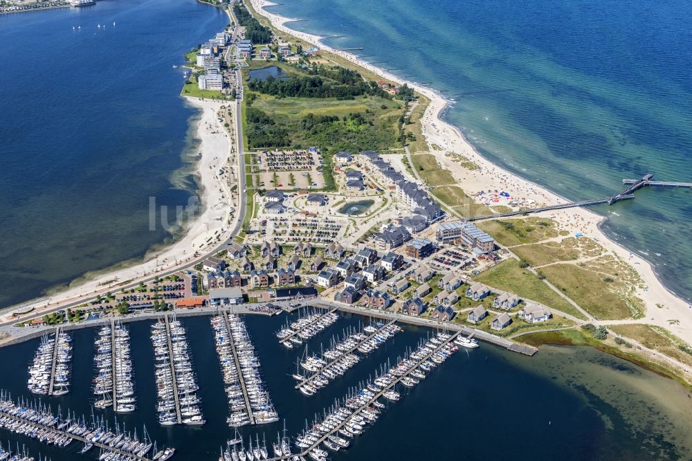 Luftaufnahme Heiligenhafen - Ortsansicht von Heiligenhafen im Bundesland Schleswig-Holstein