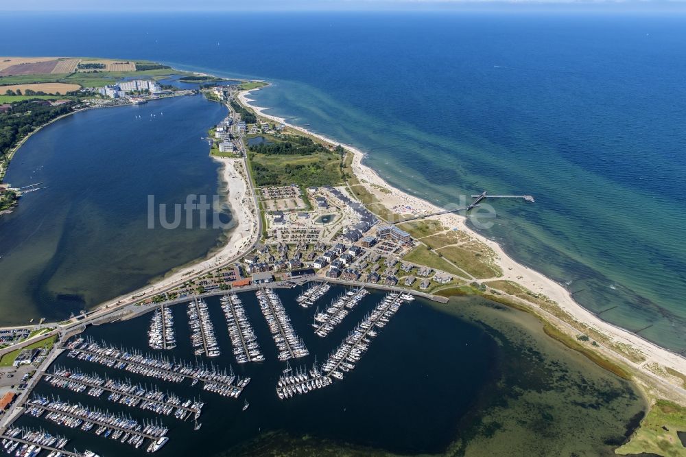 Heiligenhafen von oben - Ortsansicht von Heiligenhafen im Bundesland Schleswig-Holstein